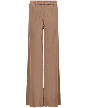 Giorgio Armani Wide Leg Palazzo Trousers - Brown