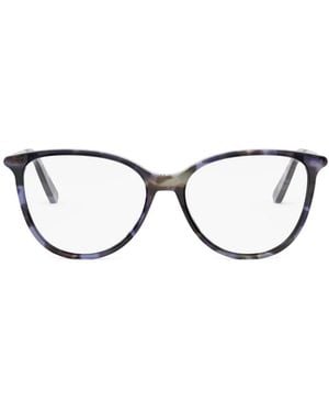 Dior Eyewear Panthos Frame Glasses - Metallic