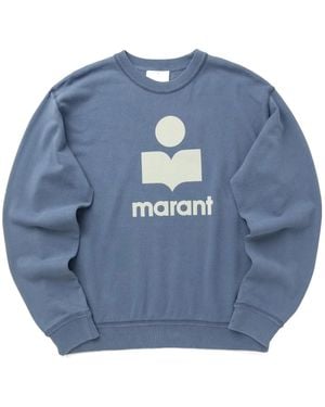 Isabel Marant Logo-Print Sweatshirt - Blue