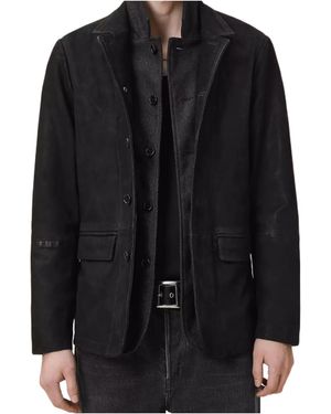 AllSaints Button-Up Jacket - Black
