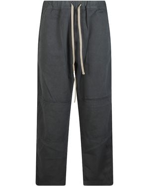 Haikure Drawstring Casual Pants - Gray