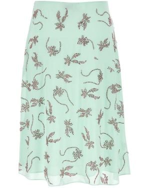 16Arlington Dafne Midi Skirt - Green