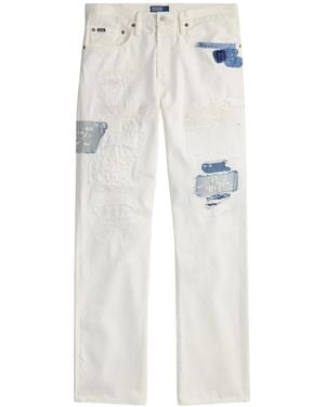 Polo Ralph Lauren Heritage Patchwork Jeans - White