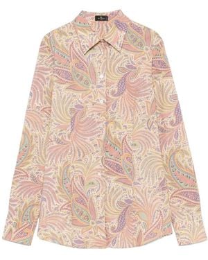 Etro Paisley-Print Shirt - Natural