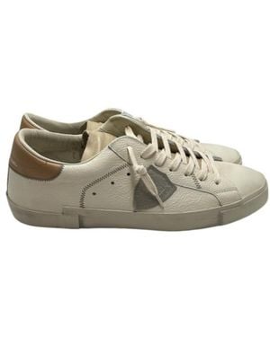Philippe Model Lace-Up Trainers - Grey