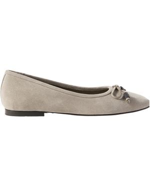 Brunello Cucinelli Square Toe Ballet Flats - Multicolour