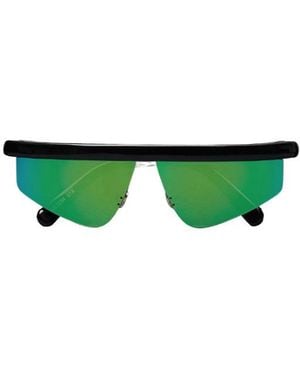 Moncler Orizon Rectangular Sunglasses - Green