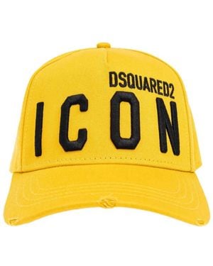 DSquared² Baseball Cap - Yellow