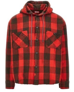 DIESEL Plaid Shirt - Red
