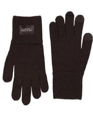 Rag & Bone Knit Touchscreen Gloves - Black