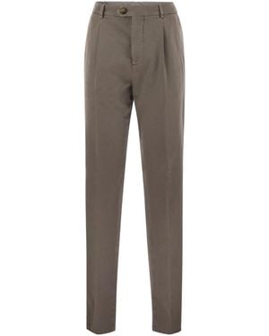 Brunello Cucinelli Pleated Trousers - Grey