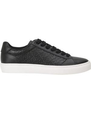 BOSS Embossedleather Lowtop Sneakers - Black
