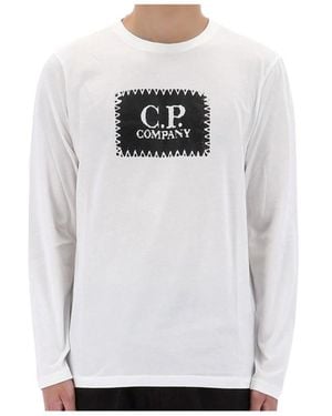 C.P. Company Long-Sleeved T-Shirt - White