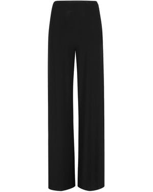 Norma Kamali Wide Leg Pants - Black