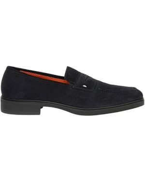 Santoni Easy Capsule Loafers - Black