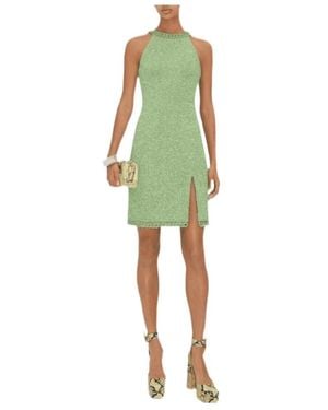 Bottega Veneta Logo Sleeveless Dress - Green