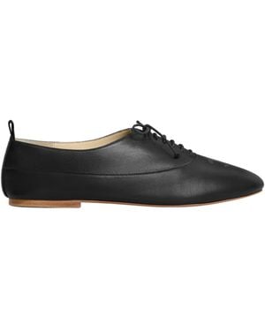 Celine Lise Perforated Triomphe Richelieu - Black