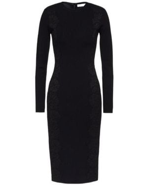 Valentino Long-Sleeved Dress - Black