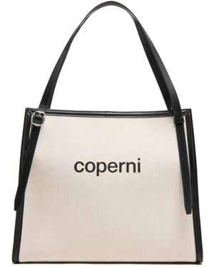 Coperni Lettering Shoulder Bag - Natural