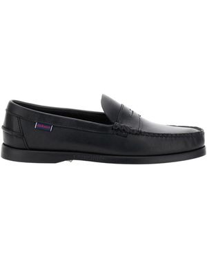 Sebago Round Toe Loafers - Black