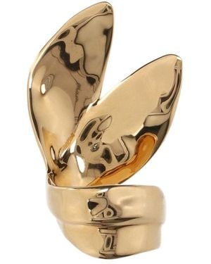 Balenciaga Polish Finished Ring - Metallic