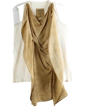 Uma Wang Pleated Top - Metallic