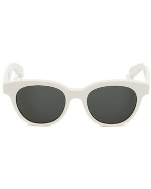 McQueen Logo Sunglasses - White