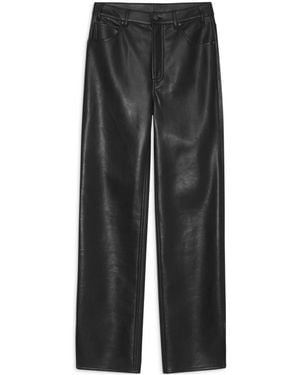 Anine Bing Belt Loops Slacks - Black