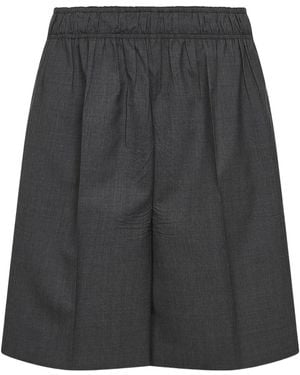 Prada Elasticated-Waistband Shorts - Grey
