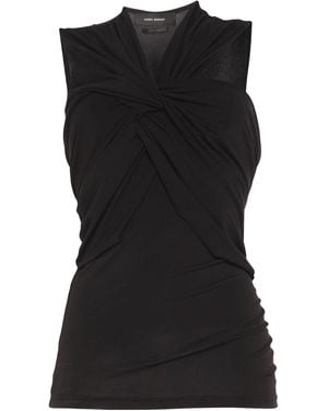Isabel Marant V-Neck Tops - Black