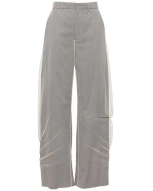 Y. Project Draped Layered Trousers - Grey