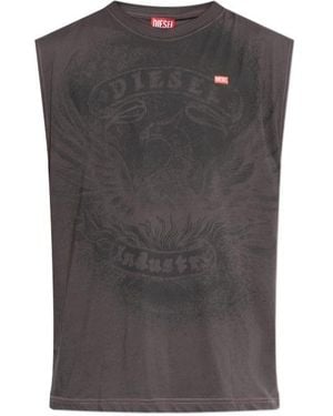 DIESEL T Boxt Sl Notch Sleeveless T-Shirt - Grey