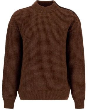 Barbour Long-Sleeved Crew Neck Jumper - Brown