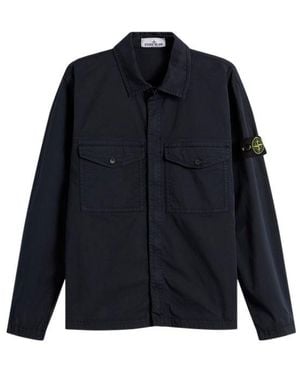 Stone Island Long-Sleeve Jacket - Blue