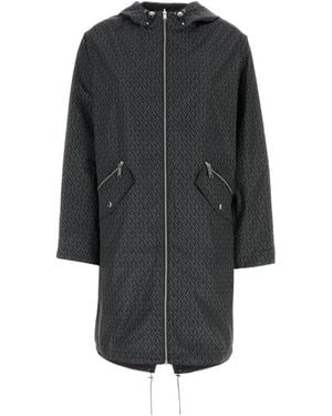 MICHAEL Michael Kors Zipped Long Jacket - Grey