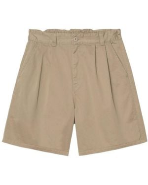 Carhartt Marv Pleated Shorts - Natural