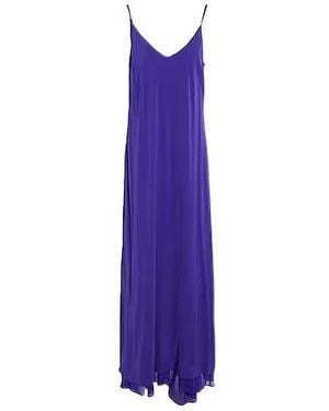 Max Mara Minimalist Slip Dress - Purple