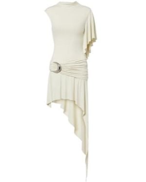 De La Vali Titan Jersey Minidress - White