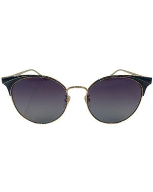 Gucci Gradient Logo Details Sunglasses - Blue