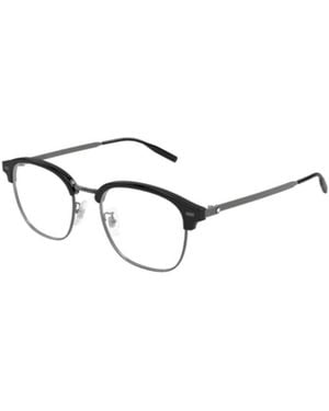 Montblanc Eyewear Round Frame Glasses - White