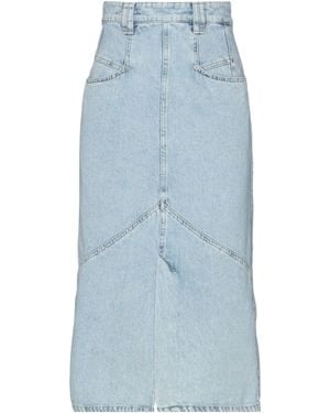 Isabel Marant Belt Loop Denim Skirt - Blue