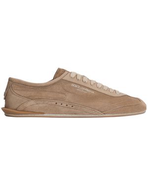 Dolce & Gabbana Gimondi Plus Low-Top Trainers - Brown