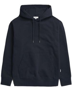 Norse Projects Long-Sleeved Hooded Sweatshirt - Blue