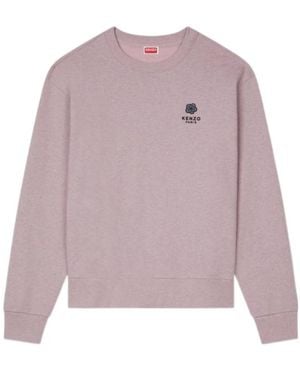 KENZO Boke Flower Embroidered Sweatshirt - Purple