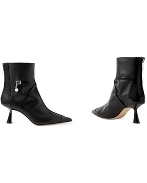 Jimmy Choo Aren Heeled Ankle Boots - Black