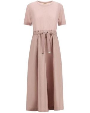 Herno Short Sleeve Dress - Pink
