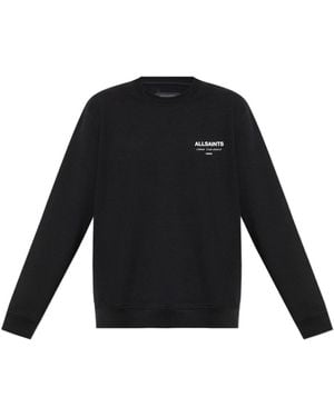 AllSaints Minimalist Logo Jumper - Black