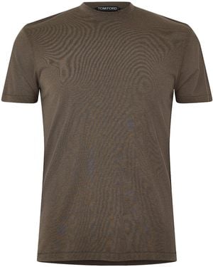 Tom Ford Minimal Shortsleeve Tshirt - Green