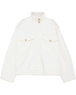 Anine Bing Long-Sleeved Casual Jacket - White