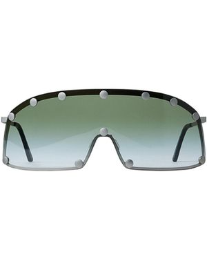 Rick Owens Full Frame Sunglasses - Green